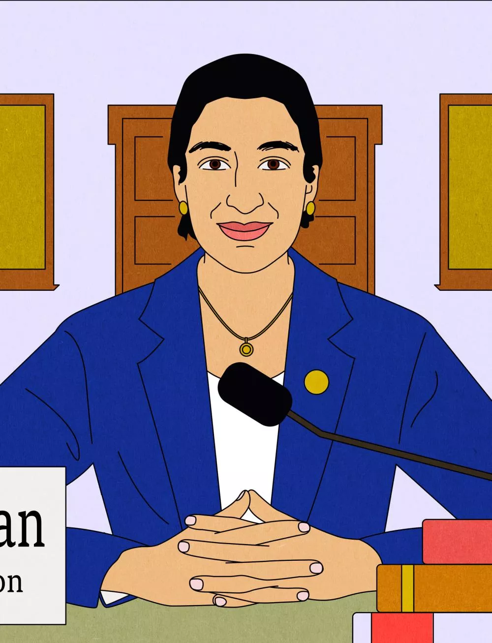 Illustration pour Yes, she Khan