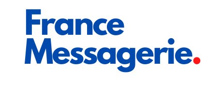 Le logo affiche le texte "France Messagerie" en bleu avec un point rouge à la fin.